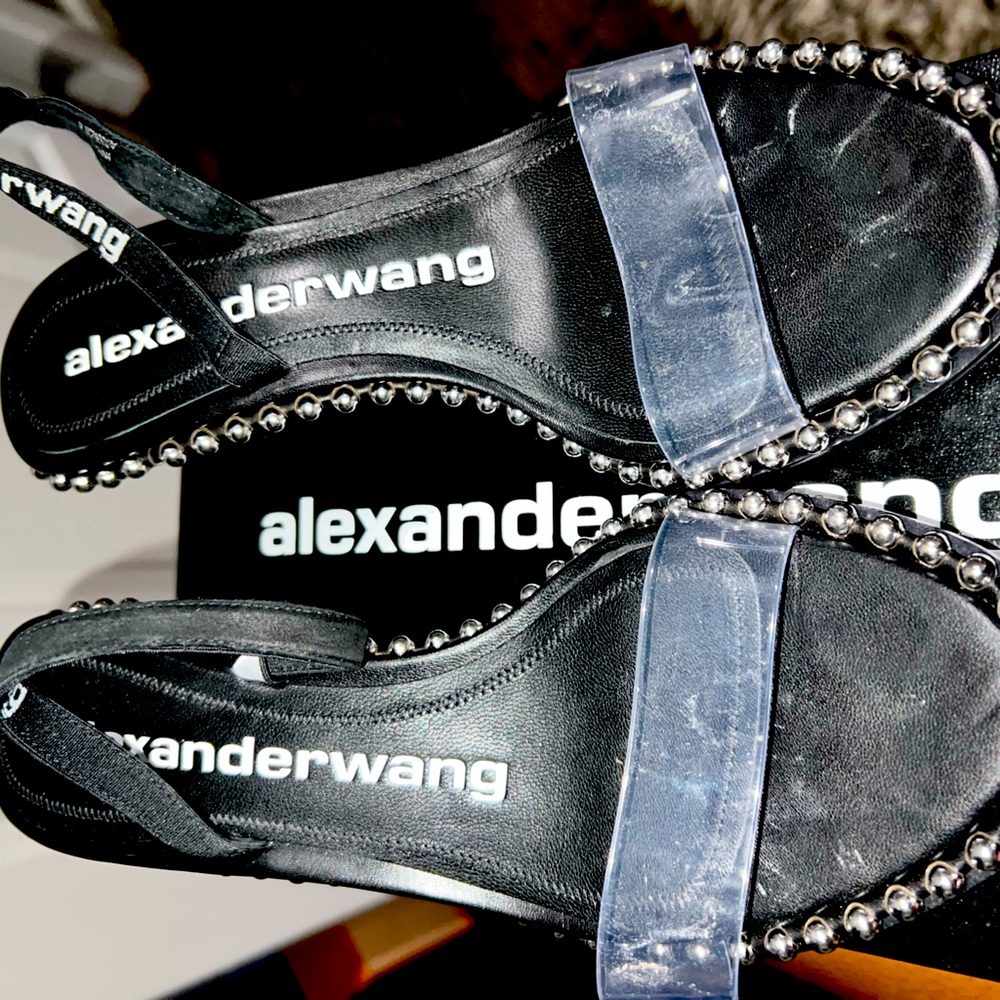Alexander Wang PVC Strap Sandel Heels